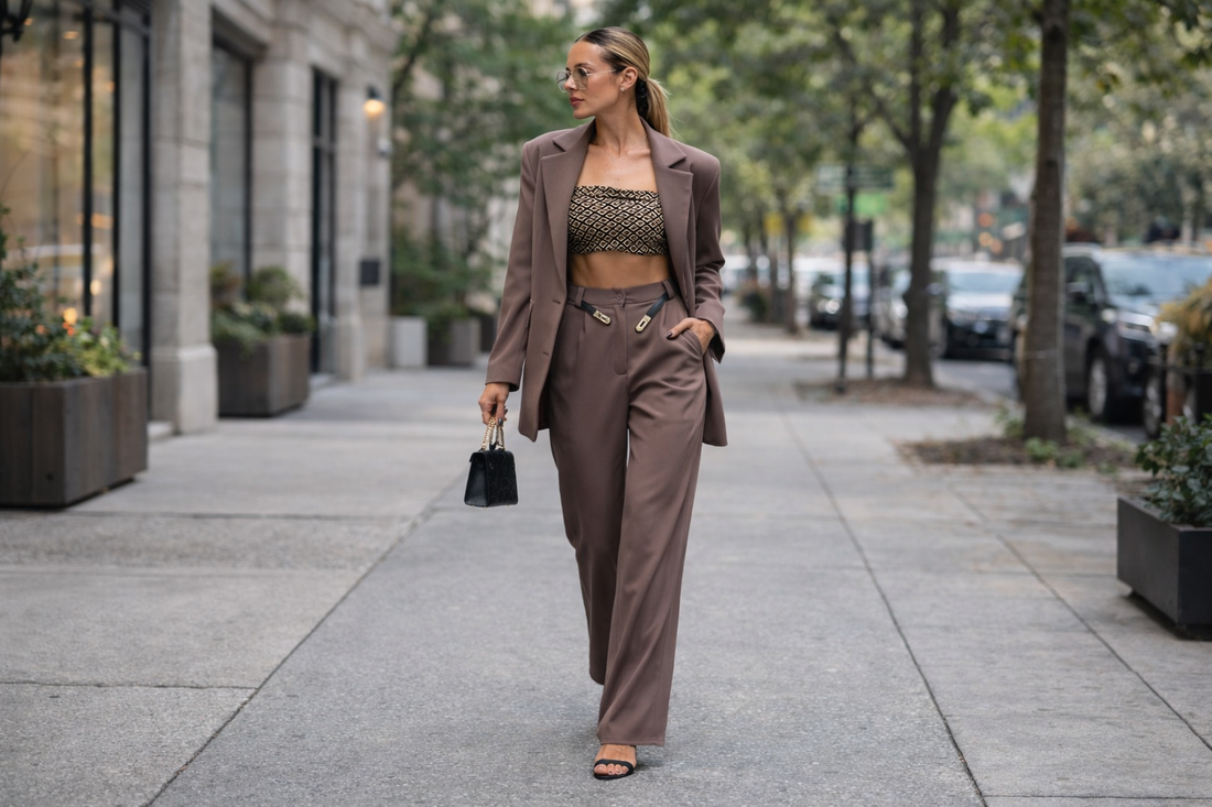 Women’s Pantsuit: A Modern Minimalist Office Outfit for a Confident Look