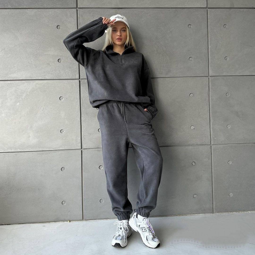 Matching Couple Fleece Tracksuits, Christmas Gift for Him and Her, Loungewear Set, Oversized Winter, Fall Sweatpants Hoodie,Matching Joggers