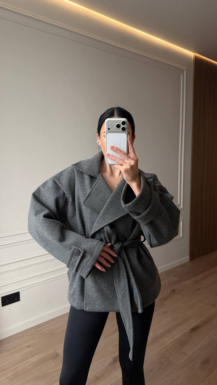 Wool Blend Oversized Coat Women, Double Breasted Wrap Coat with Belt, Classic Trench Coat, Elegant Winter Coat, Warm Lined Coat,Gift for Her
