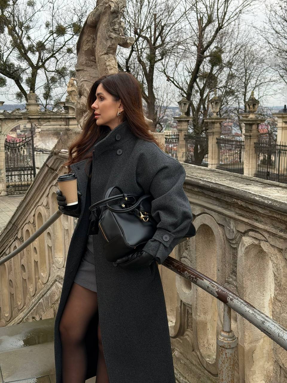 Oversized Wool Coat, Long Trench Coat, Belted Winter Trench, Fall Outerwear, Warm Long Coat