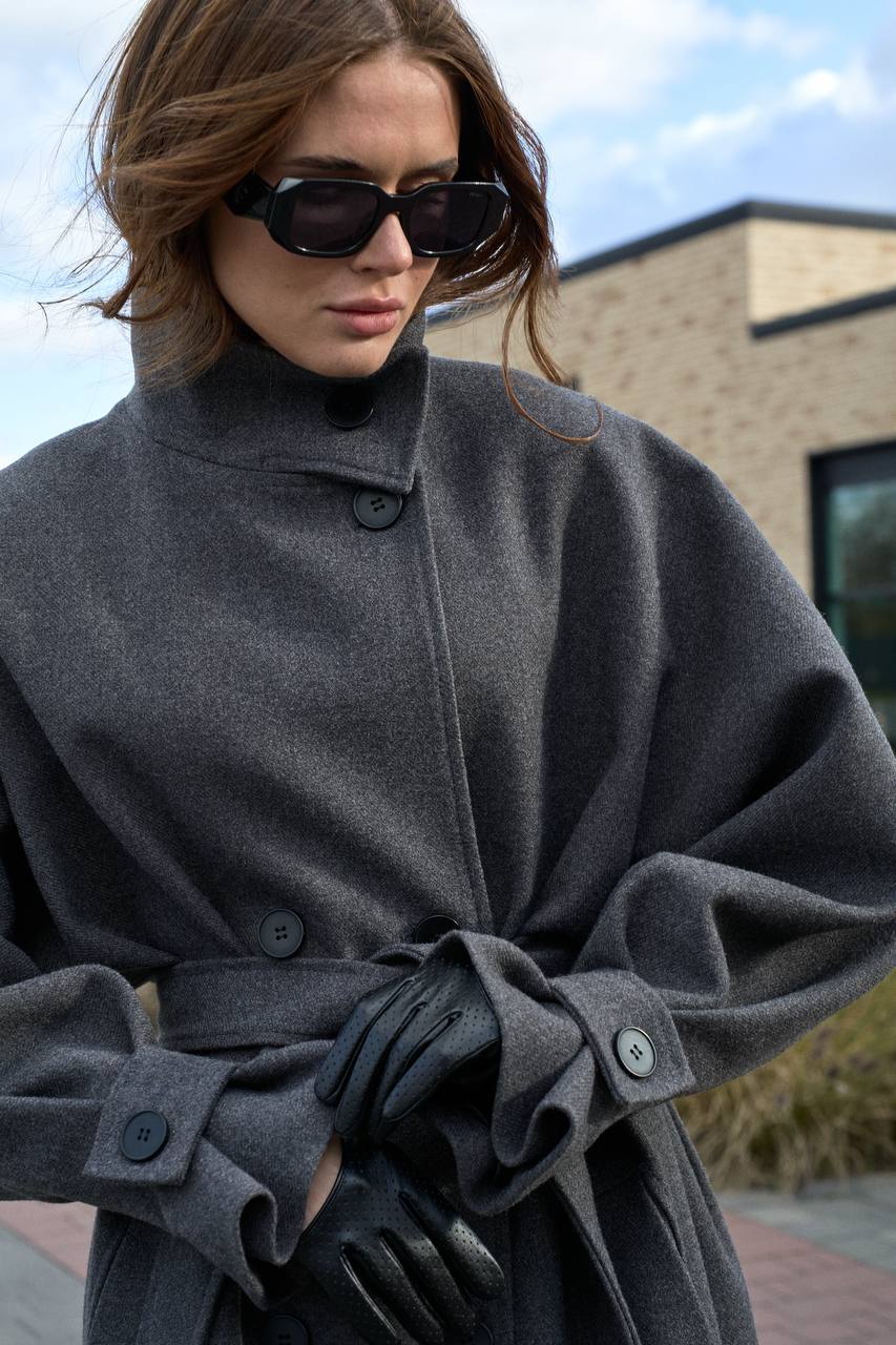 Oversized Wool Coat, Long Trench Coat, Belted Winter Trench, Fall Outerwear, Warm Long Coat