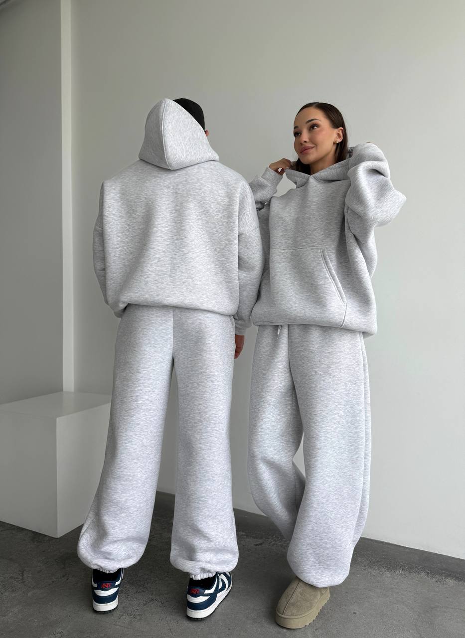 Unisex Oversized Tracksuit Set for Couples, Luxury Warm  Hoodie & Pants, Matching Family Outfit, Couples gift